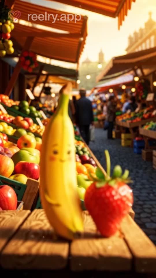 Le Banane et La Jolie Fresa: Une Histoire d'Amour au Marché